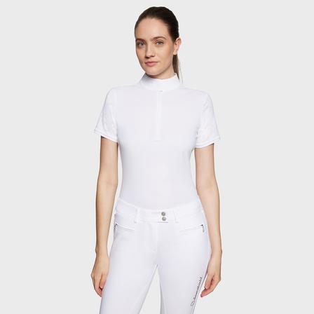 Lily Air Short Sleeve Show Shirt WHITE