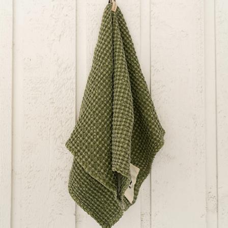 Cotton Waffle Stable Towel SPRUCE