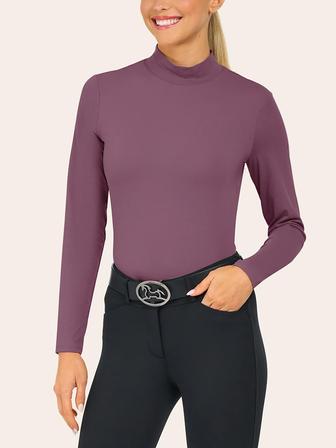 Jemma Mock Neck Shirt TULIPWOOD