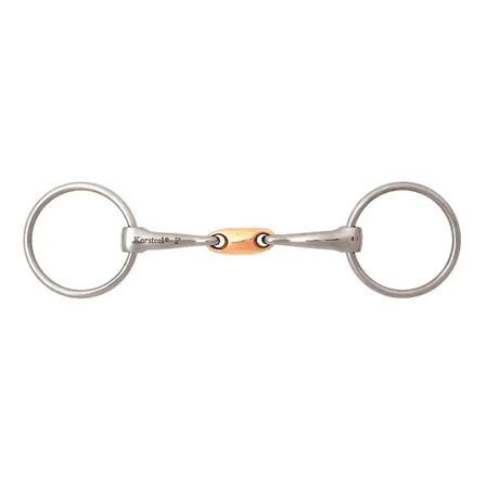Stainless Steel Copper Oval Loose Ring Snaffle