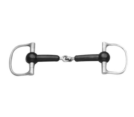 Soft Rubber Mouth Jointed D Ring Snaffle