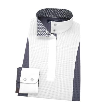 Houndstooth Luna Long Sleeve Show Shirt