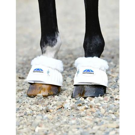Tough-Tec Prime Fleece Trim Rubber Bell Boot WHITE/WHITE