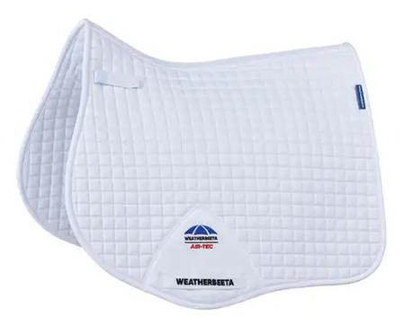 Prime Air-Tec All Purpose Saddle Pad WHITE
