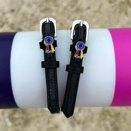 Tri-Colored Ribbon Spur Straps