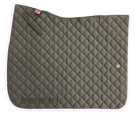 Classic Dressage Profile Pad HUNTER/WHITE