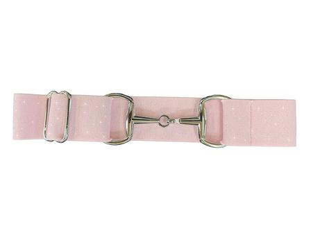 Elastic Belts in Solid Colors LIGHT_PINK_GLITTER