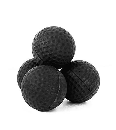 Plughz Dimpled Uncoated - 2 Pair BLACK