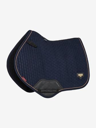 Puissance Suede Close Contact Saddle Pad NAVY