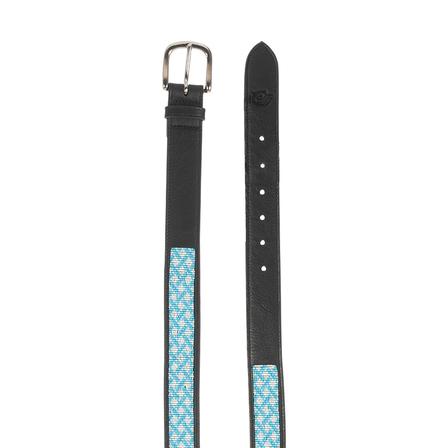 Estelle Hand Beaded Belt BLACK_FOREVER_BLUE