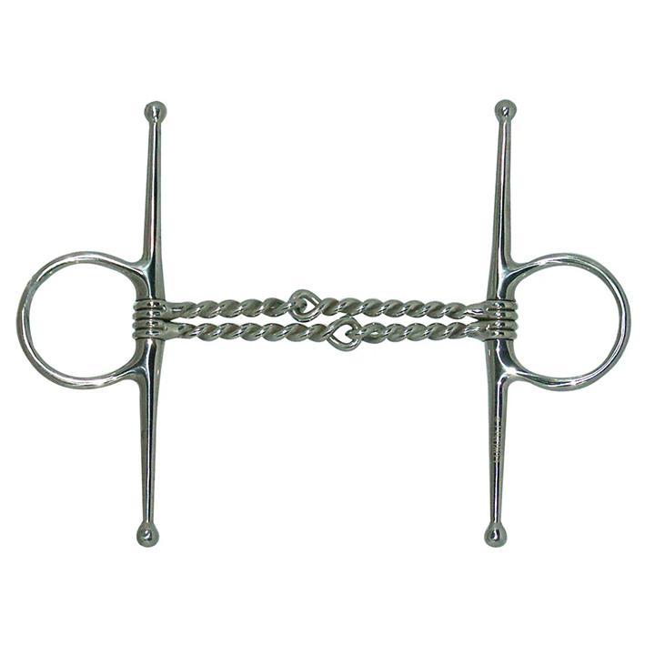 Stainless Steel Double Twisted Wire Full Cheek Bit