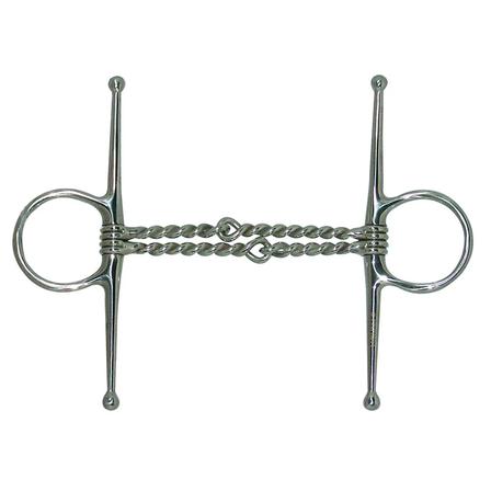 Stainless Steel Double Twisted Wire Full Cheek Bit 