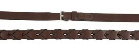 Laced Hunter Reins BROWN/SILVER
