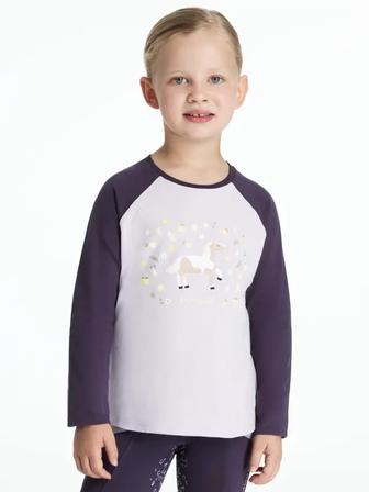 Mini Jamie Lemon Long Sleeve Top LILAC