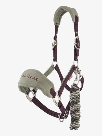 Mini Vogue Halter and Leadrope - New 2025 Colors DAMSON