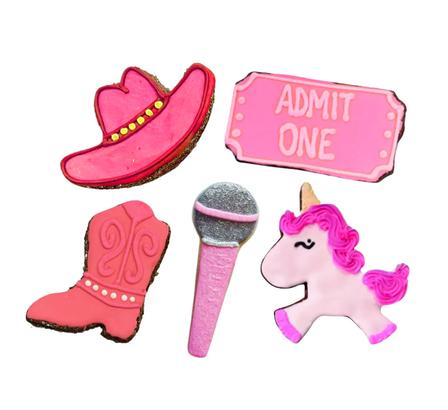Pink Pony Club Horse Cookies