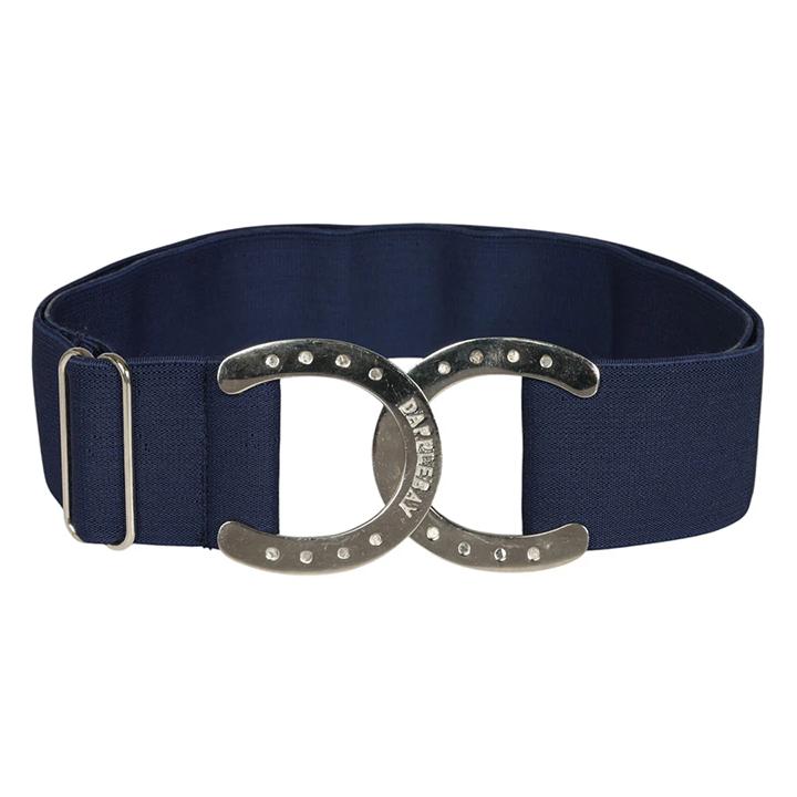 Horseshoe Elastic Belt - Navy