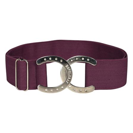 Horseshoe Elastic Belt - Plum