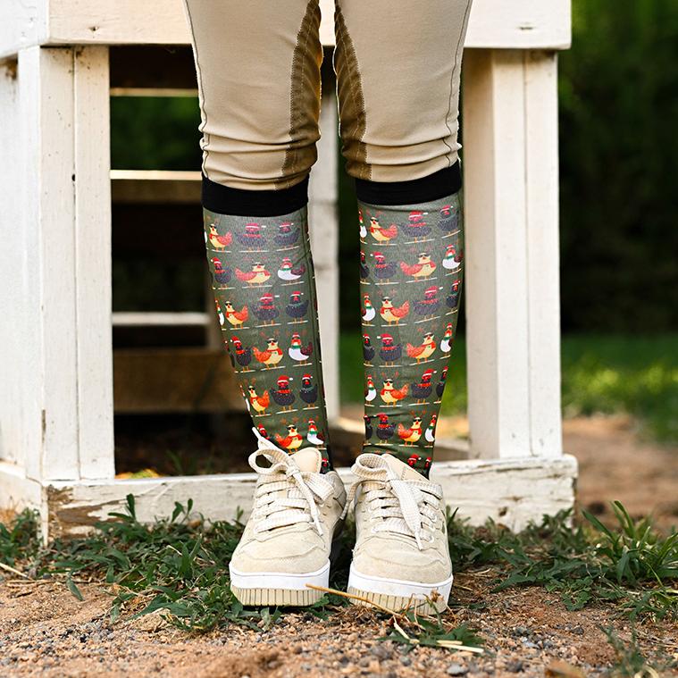 Cluck- Mas Pair & A Spare Boot Sock