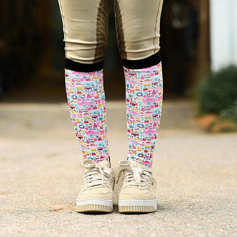 Deck The Palms Pair & A Spare Boot Sock