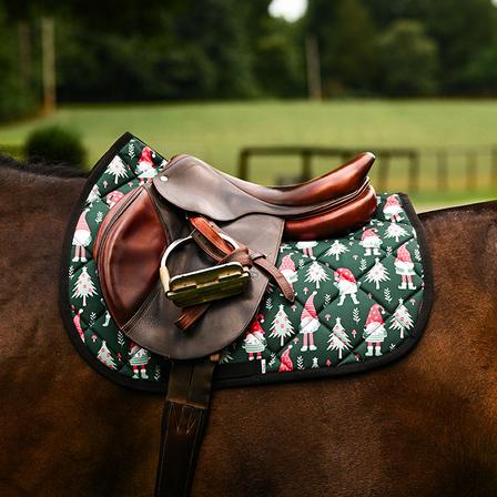 Gnome For The Holidays Saddle Pad