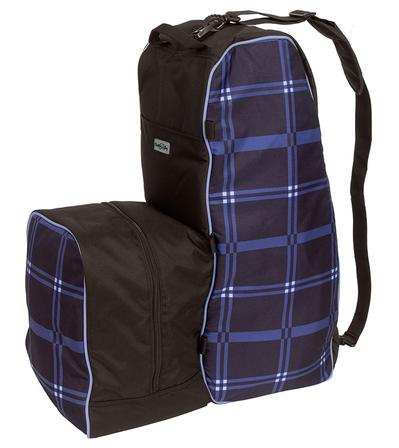 Quilted Lined Boot and Helmet Carry All BLUENOTE_PLAID