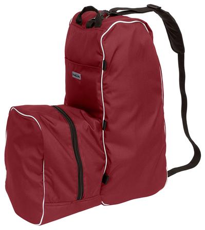 Quilted Lined Boot and Helmet Carry All CABERNET