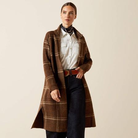 Ballston Cardigan SORREL_HORSE_PLAID