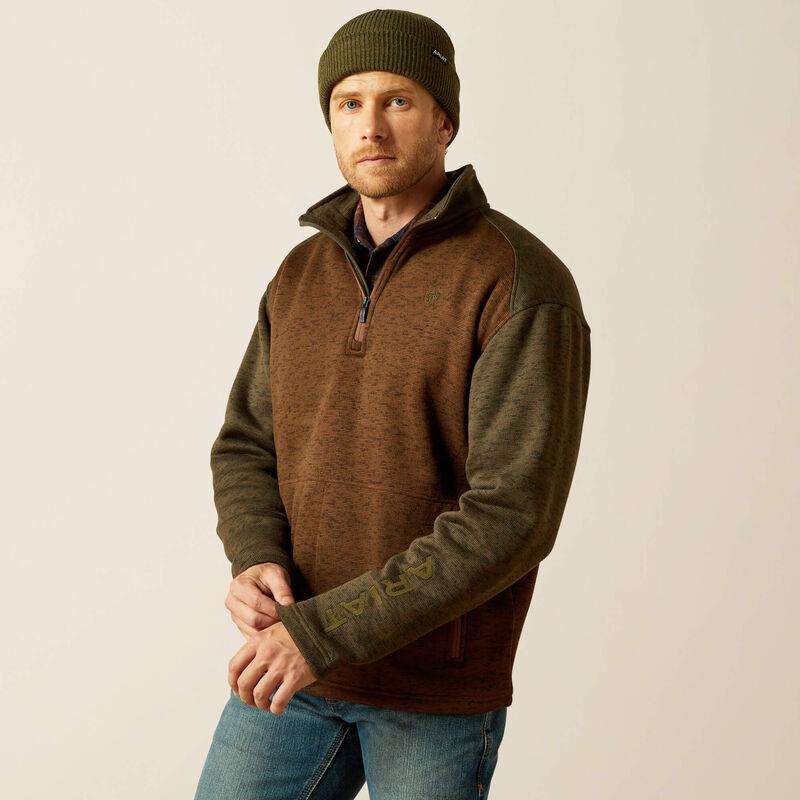 Caldwell Logo 1/4 Zip Sweater