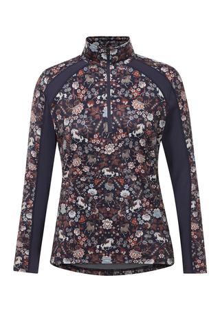 First Level Quarter Zip Stretch Fleece Tech Top GALAXY_FAIRY_TAILS