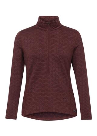 Snaffle Links Fleece Half Zip Top AMBERSPICE