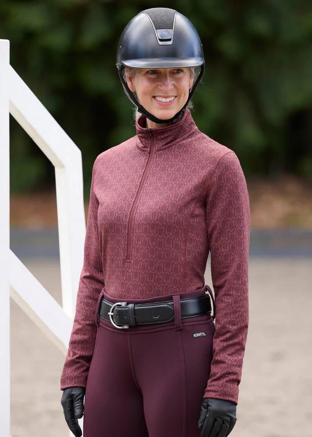 Snaffle Links Fleece Half Zip Top