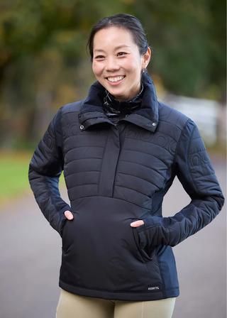 Hoofprint Quilted Pullover Jacket