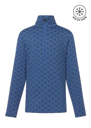 Kids Snaffle Links Fleece Half Zip Top BLUEMOON