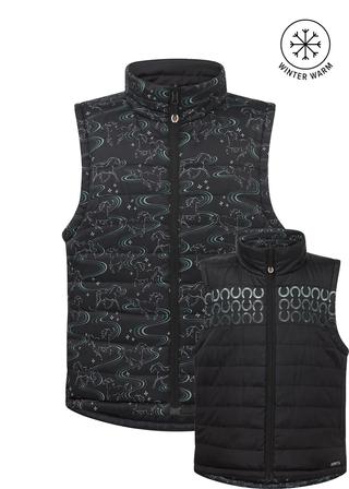 Kids Ride the Wind Reversable Vest BLACK/BLACK