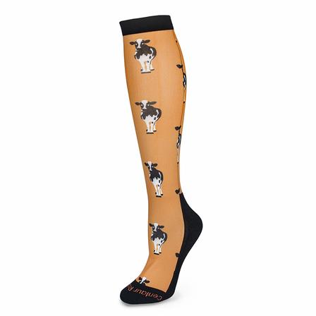 Centaur Ranch Boot Sock COWS