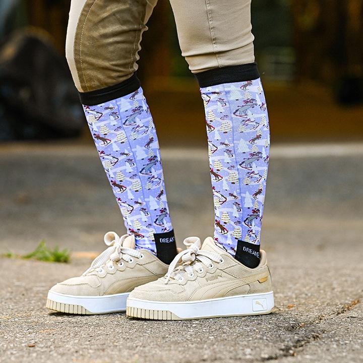 Ski You Later Pair & A Spare Boot Sock