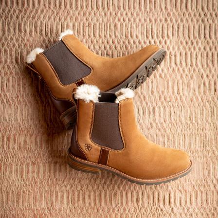 Wexford Sherpa Waterproof Chelsea Boot AMBER_BROWN