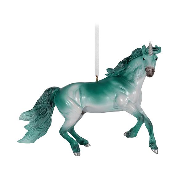 2025 Holiday Unicorn Ornament | Mustang