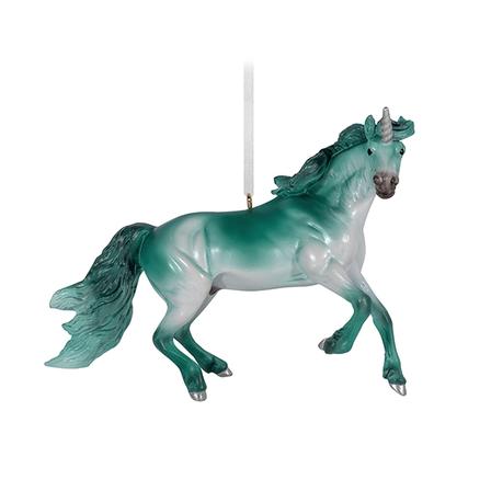 2025 Holiday Unicorn Ornament | Mustang