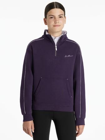 Young Rider Kate Quarter Zip Sweat JUNIPER/LILAC