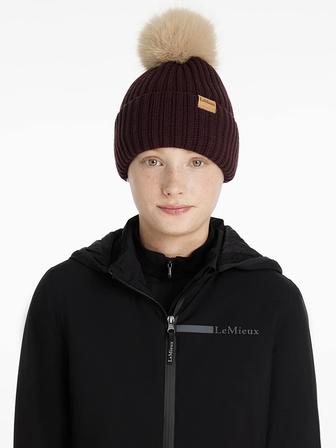 Clara Rib Beanie DAMSON