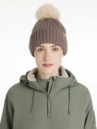 Clara Rib Beanie WALNUT