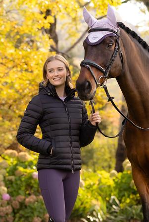 Rose Hooded Puffer Jacket