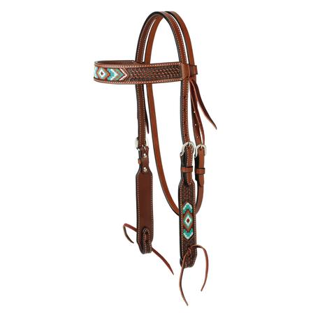Beaded Browband Headstall