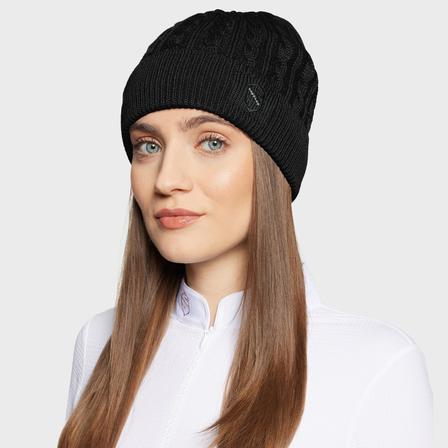 Mira Knitted Beanie BLACK