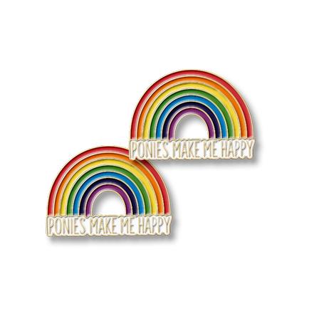 Pin Set | Ponies Make Me Happy