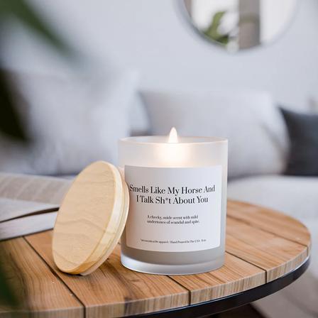 My Horse & I Talk Scented Candle | Oakmoss & Amber