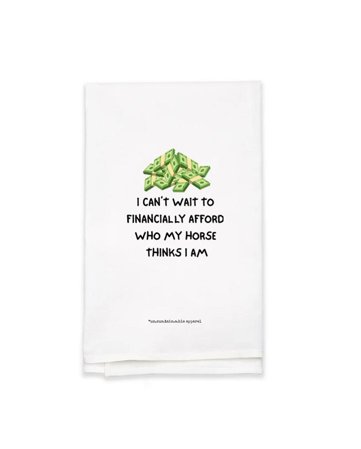Tea Towel - Financially Afford