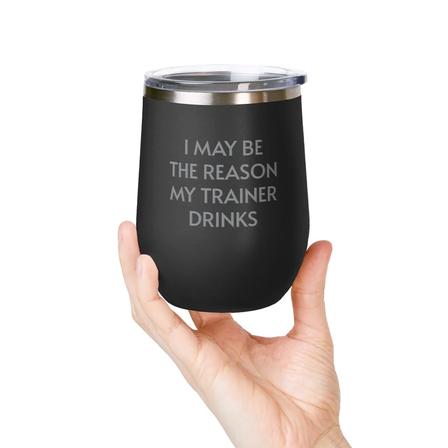 12oz Wine Tumbler | My Trainer Drinks